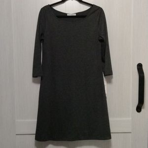 Annalee hope dress sz M color gray new whit tag